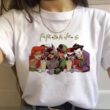 Футболка с героями телесериала «друзья» Harajuku женская футболка с забавным принтом Ullzang Повседневная Винтажная Футболка 90s Графический Топ с лучшими друзьями