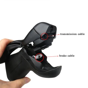 

2x9/3x9 Speed Transmissions Road Bike Bicycle Shifters Derailleur Black