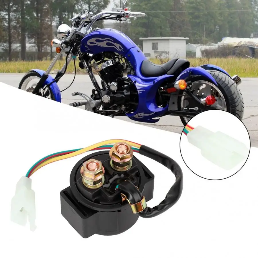 2 Pin Стартер электромагнитный реле подходит для Honda ATV 50cc 125cc 150cc 250cc мотоцикл электромагнитный клапан реле мотоцикла модификации Запчасти