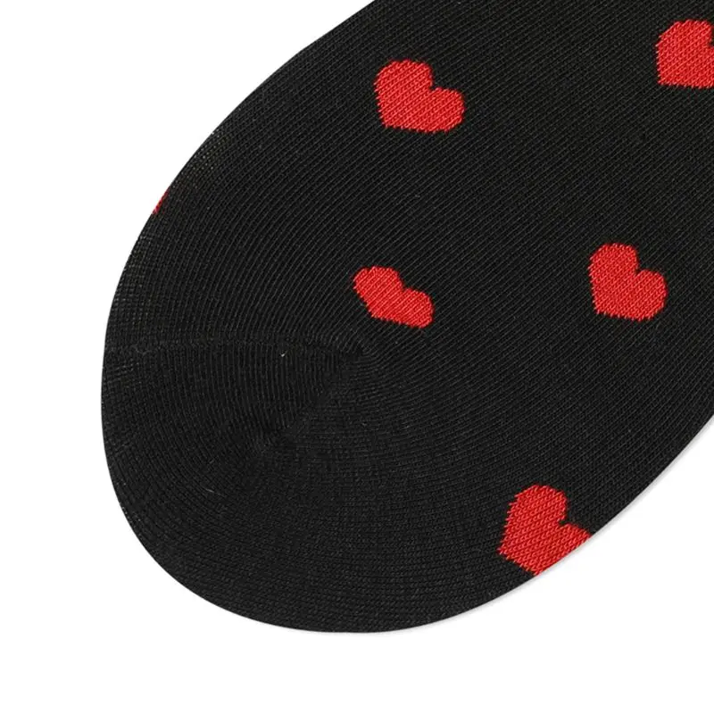 5 пар корейских женских Хлопковых Носков с рисунком милых сердечек Harajuku чулочно-носочные изделия B0KD