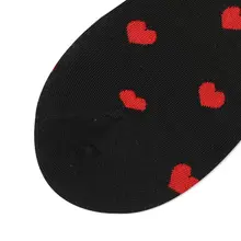 5 пар корейских женских Хлопковых Носков с рисунком милых сердечек Harajuku чулочно-носочные изделия B0KD