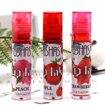 

Three Kinds Of Fruit-flavored Lip Gloss Matte Waterproof Without Removing Makeup Easy To Color Beauty E1