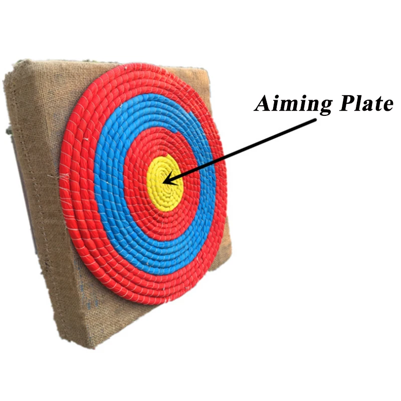 Grass Target 1pc 50CM 1/2/3 Layers Compound/Recurve Bow Grass Target Archery Straw Products Target Bow and Arrow Shooting Target