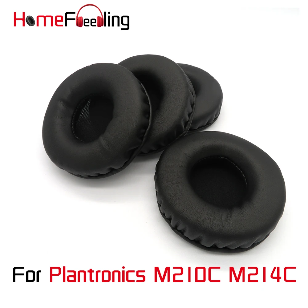 

Homefeeling Ear Pads For Plantronics M214C M210C Earpads Round Universal Leahter Repalcement Parts Ear Cushions