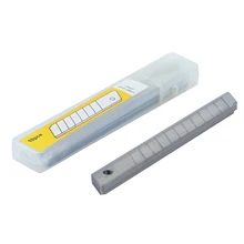 Lames de recharge pour couteau utilitaire, fournitures de bureau, lames en acier allié, lames remplaçables, lame de coupe pour couteau utilitaire 10 pièces