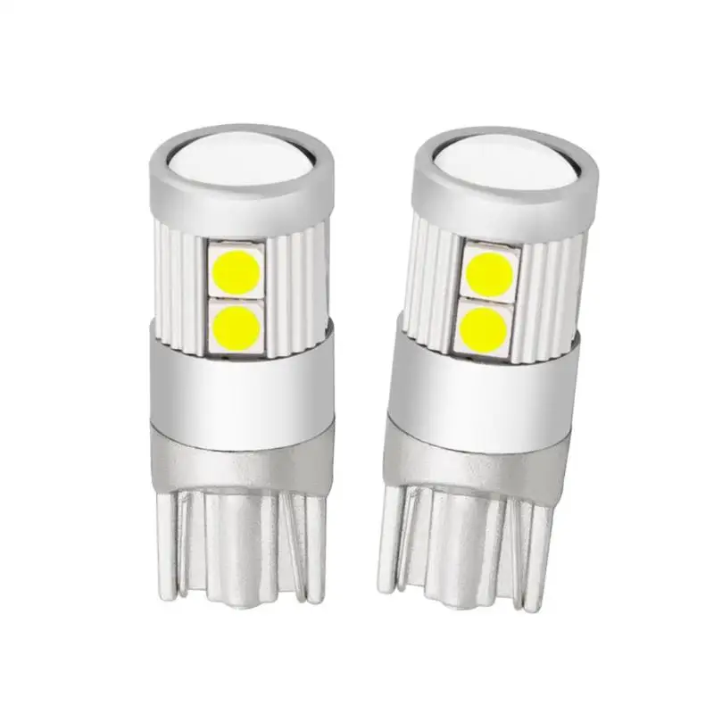 2шт T10 5W 3030 9SMD 900LM 6000K Canbus безотказный Автомобильный светодиодный фонарь для Чтения номерного знака ширина купол дверь боковые лампы декодер Света