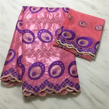 Базен riche ткань tissu africain Хлопок Вышитая морская парча Базен riche кружева nouveau черные нигерийские Ткани 7 ярдов