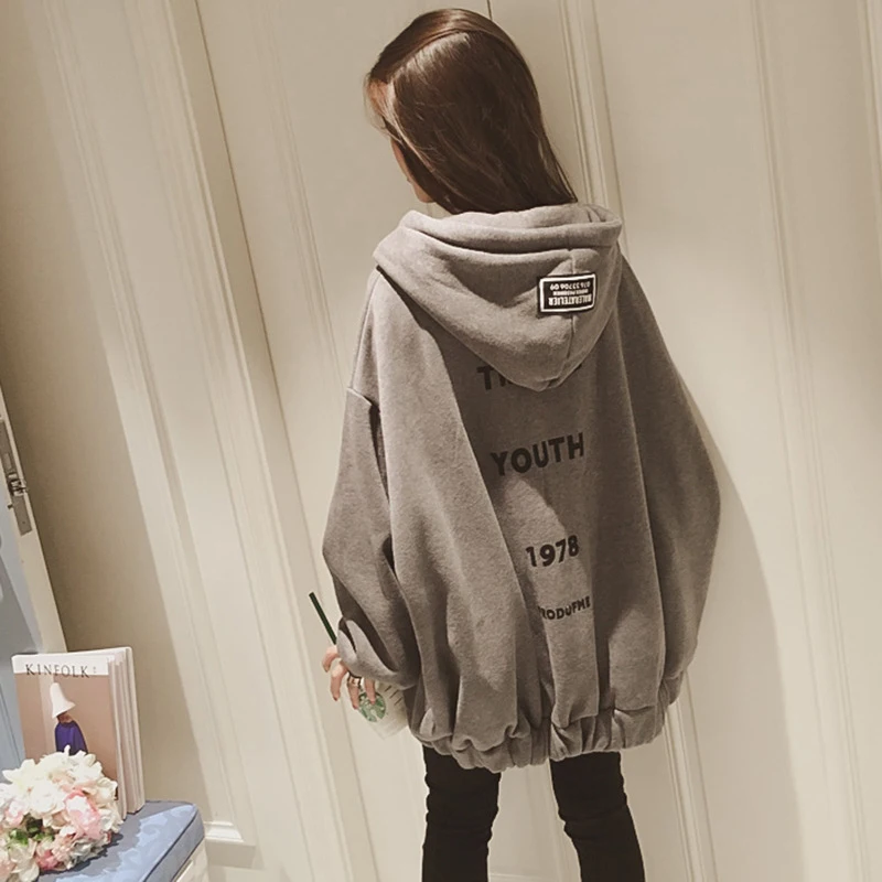 Темно-серый Jackets Women Autumn Winter Letter Print Hoody Jacket Female Harajuku Hoodies Thick Korean Version Coat Sweatshirts Jacket - Цвет: Темно-серый