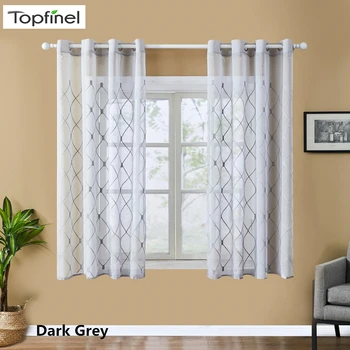 Geometric Sheer Curtains 1