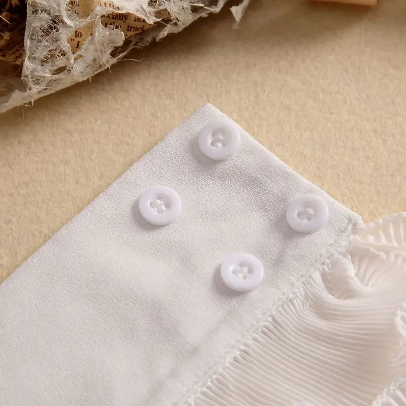 Съемная плиссированная рубашка с расклешенными рукавами, накладные манжеты, однотонный плиссированный многослойный браслет, декоративный аксессуар для женской одежды F3MD