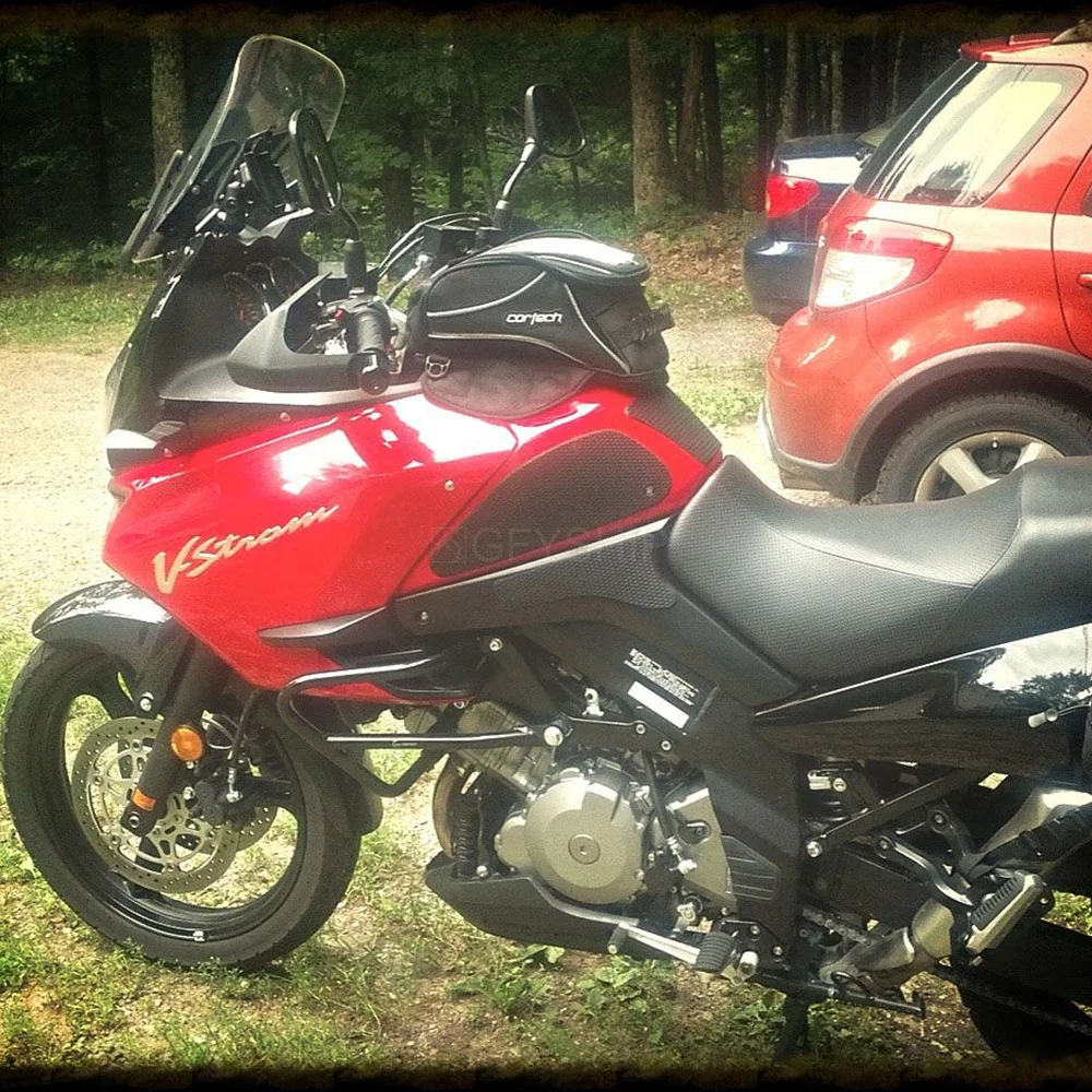 Боковые наклейки на бак для Suzuki V Открытый 650 2000-2011 vдополнительный 1000 00-12 DL650 DL 650 V-Открытый бак мотоциклетные противоскользящие наклейки на бак