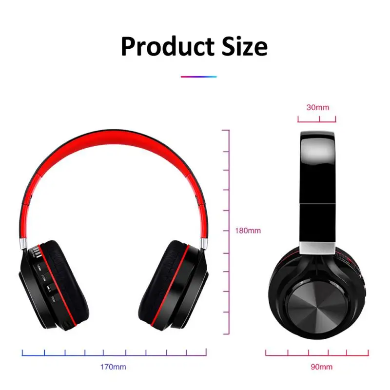 Новые наушники Bluetooth стерео беспроводные наушники над ухом шумоподавляющая гарнитура с микрофоном