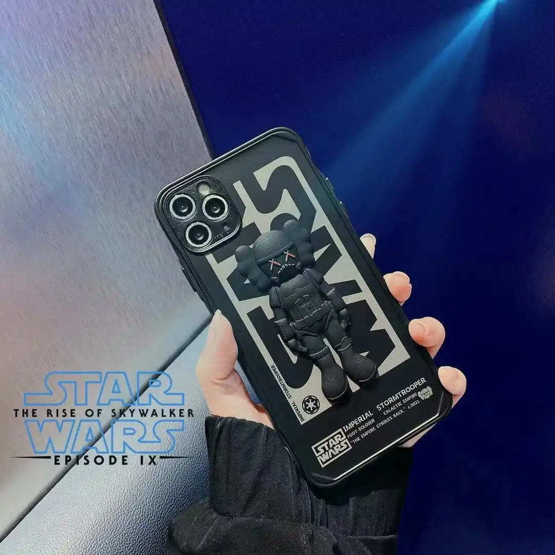 セサミストリートスター ウォーズダース ベイダーディズニーiphone 11ケース3dシリコン保護電話ケースiphone 11 12プロ最大7 8 Aliexpress