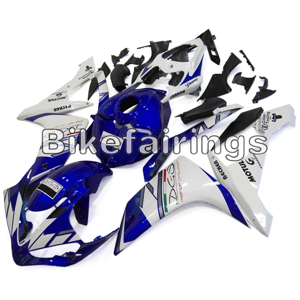ABS Пластик полный комплект обтекателя Для Yamaha YZF1000 R1 2007 2008 YZF R1 07 08 инъекций электронный атомайзер блеск синий белые чехлы