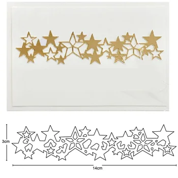 

Customize dies Christmas Star Edge Frame Metal Cutting Dies Craft Dies Scrapbooking DIY Paper Card Making Embossing Cutting Dies