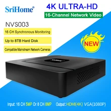 Sricam Srihome NVR003 16CH Draadloze Kit Netwerk Video Recorder H.265 Beveiliging Video Surveillance Systeem Ondersteuning 8CH 8MP Camera