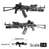 1:6 1/6 Scale 12 inch Action Figures AK74 Model Guns Toy Rifle Gun T800 Heavy Machine Guns + Bullet Belt Kids Toys DIY Gift ► Photo 2/5