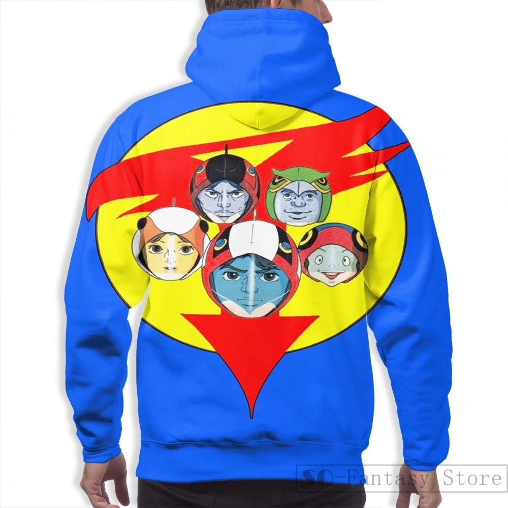 Мужские толстовки, свитшоты для женщин забавные битва планет aka Gatchaman Team print casual hoodie Streatwear