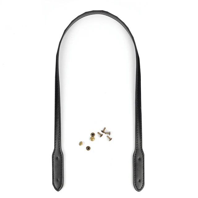 1Pc 72cm Shoulder Bag Belt Replacement Artificial PU Leather Solid Comfortable Handle Strap Bag Belt DIY Handbag Accessories black