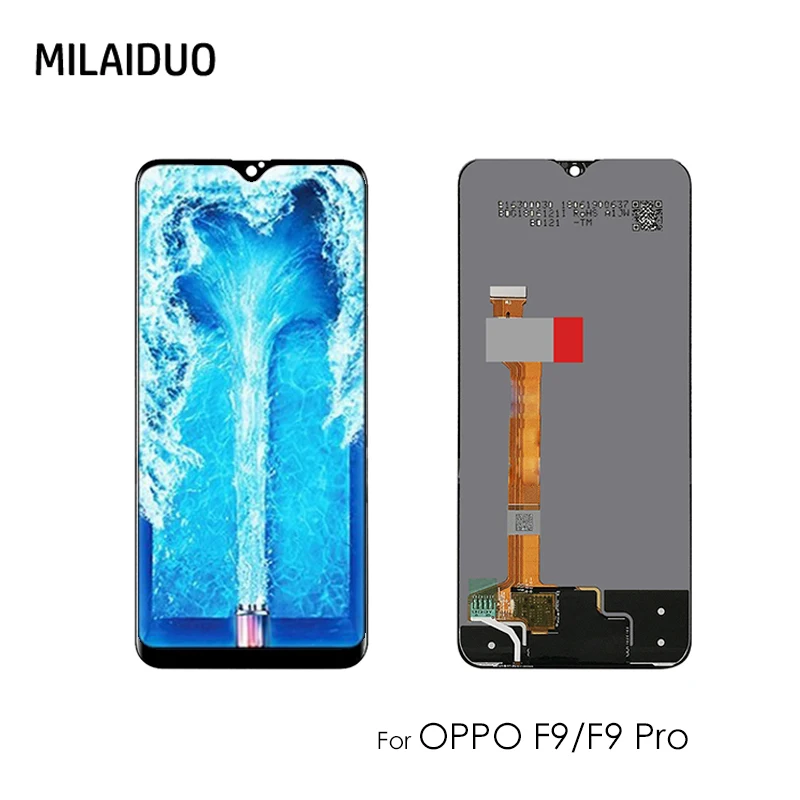 

LCD Display For OPPO F9 CPH1825 6.3 inch LCD Touch Screen Digitizer LCD For F9 Pro CPH1823 Assembly No Frame Black