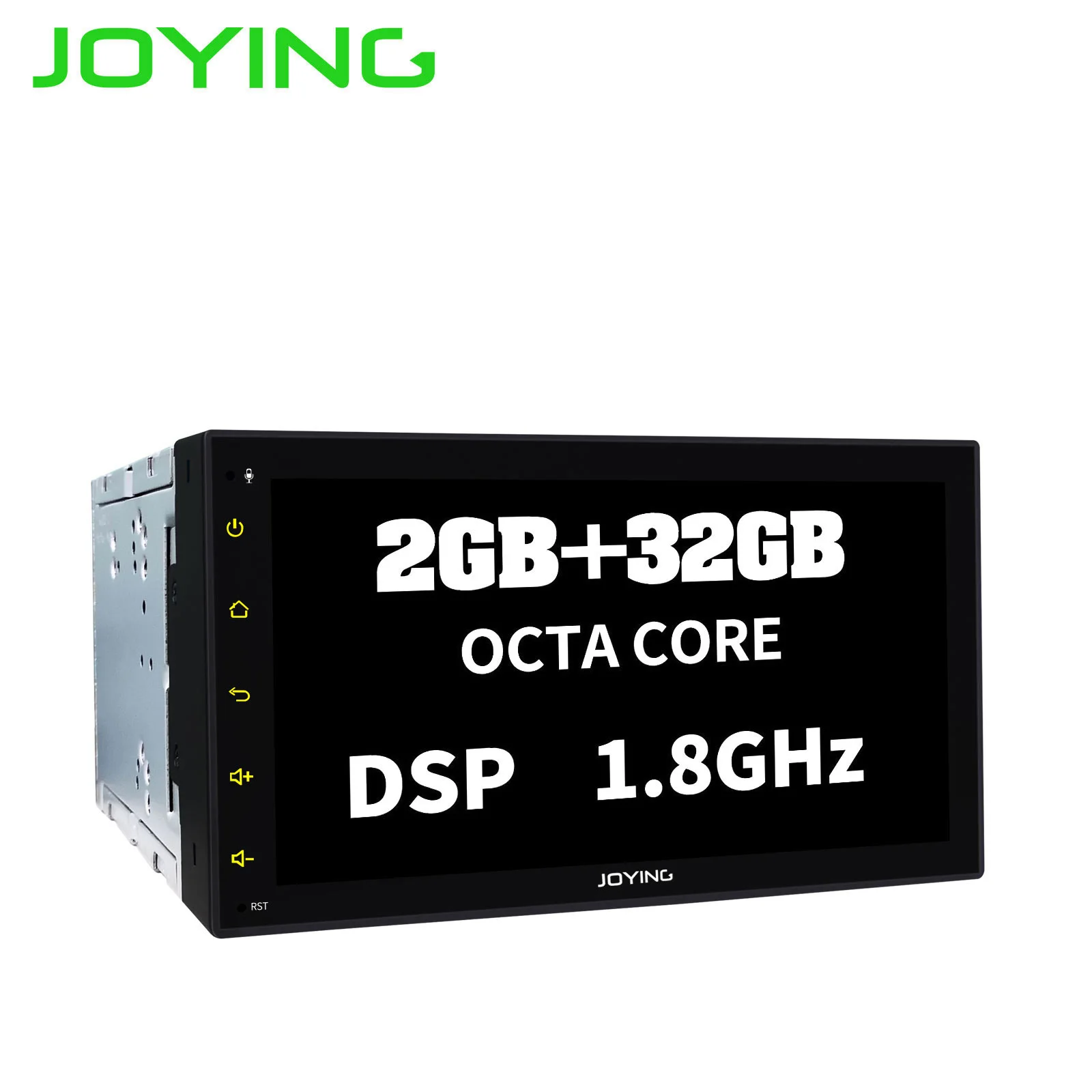 Clearance JOYING double 2 din 6.95" car radio Android 8.1 Octa Core with DSP GPS Navigation head unit SWC universal BTstereo audio player 3