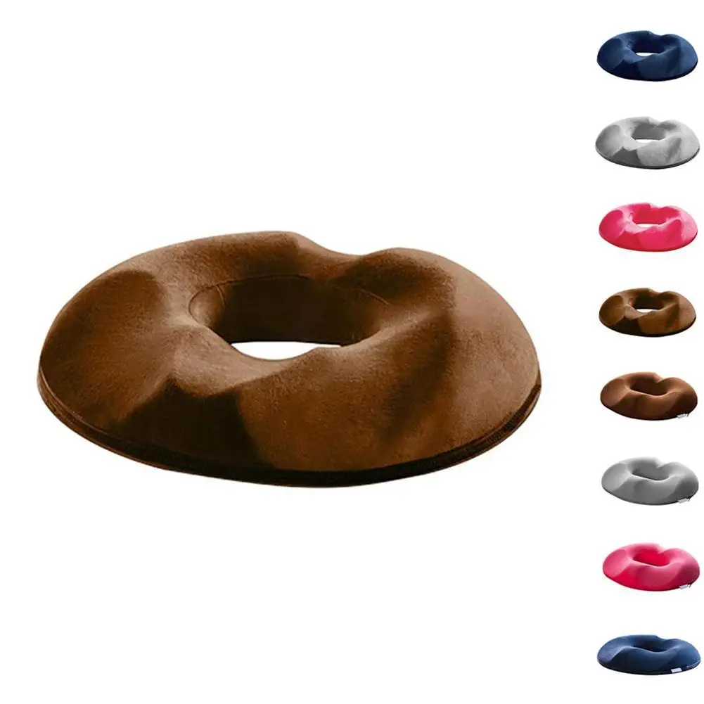 1PCS Donut Pillow Hemorrhoid Seat Cushion Tailbone Coccyx Orthopedic Medical Seat Prostate Chair for Memory Foam