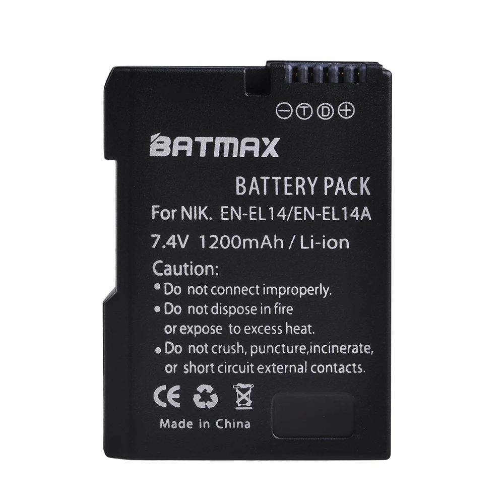 EN-EL14 EN-EL14a en el14 батарея+ ЖК двойное зарядное устройство для Nikon P7800, P7700, P7100, P7000, D5600, D5500, D5300, D5200, D5100, D3200, D3300