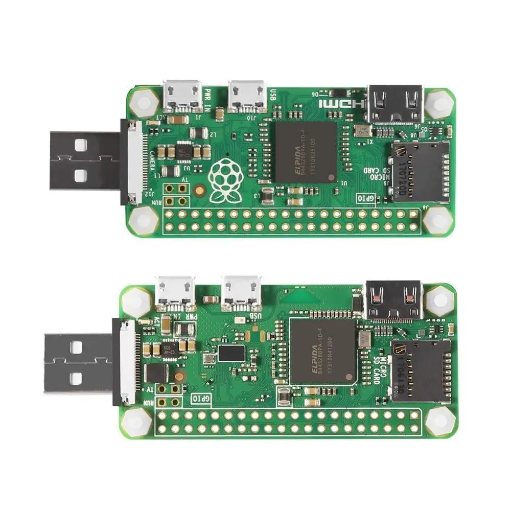 Raspberry Pi Zero/Zero W BadUSB USB-A Плата расширения Addon с прозрачный акриловый Футляр комплект