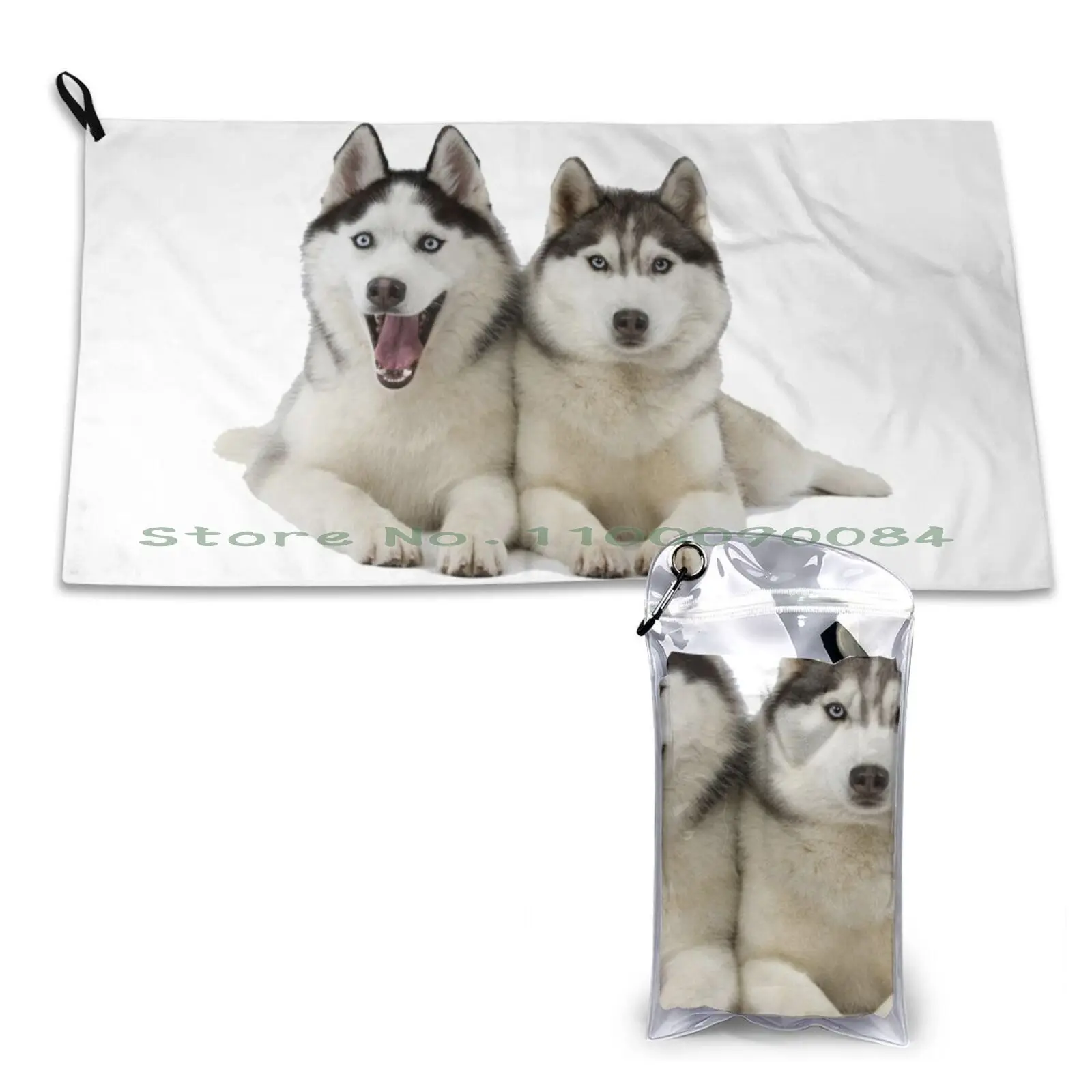 HuskiesQuickDryTowelGymSportsBathPortablePetHuskyCuteHusky