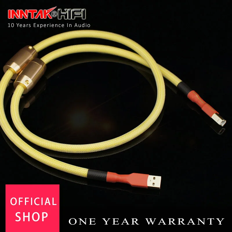 1 шт. 0,75 м-5 м Высокое качество 4N Посеребренная медь type-A-type-B USB кабель для аудио ЦАП Heaphone усилитель
