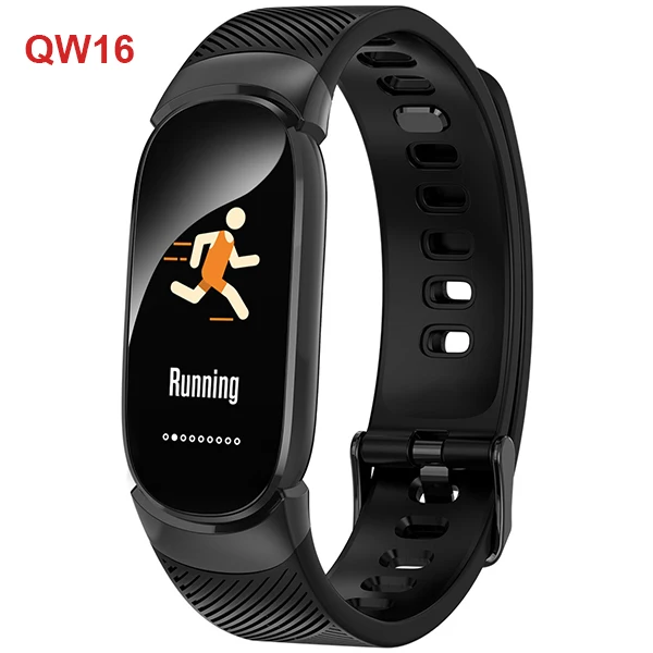 qw16 black QW16 C1 Смарт часы IP67 Водонепроницаемый Мониторинг Артериального Давления Facebook WhatsApp мульти спортивные режимы для мужчин, женщин и детей умные часы - Цвет: qw16 black
