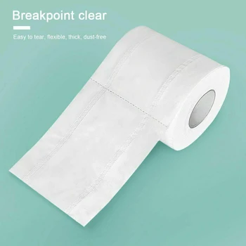 

10rolls/lot Bathroom Toilet Roll Paper 4 Layers Primary Wood Pulp Toilet Paper Affordable Coreless Roll Paper Tissue Roll