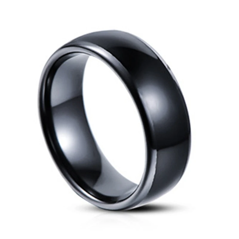 1Pc 13.56MHZ RFID Black Ceramics Smart Finger Ring Wear for Men or Women RFID Copier Writer Duplicator Programmer Reader