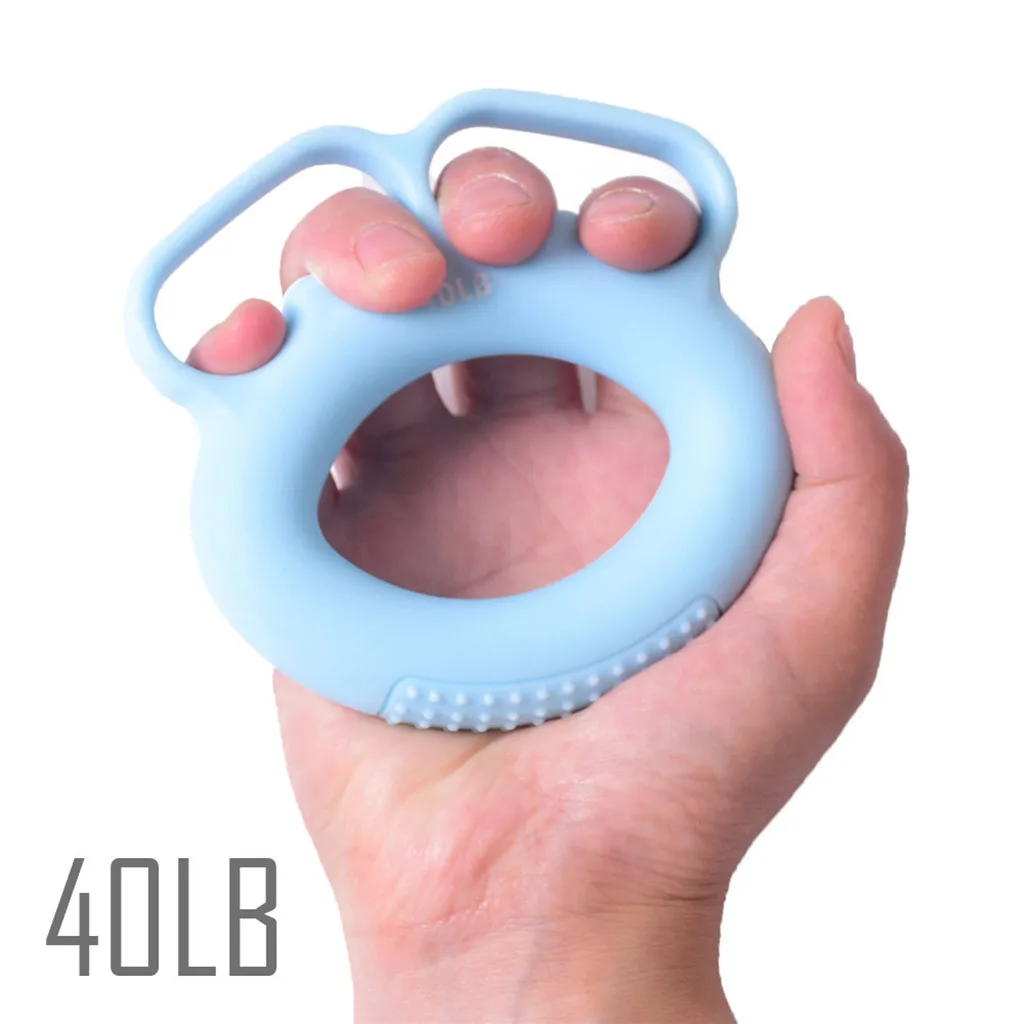 Силикагель портативный рукоятка зажимное кольцо кистевой эспандер тренажер для пальцев сцепление прочность восстановление Pow динамометр мяч# g4