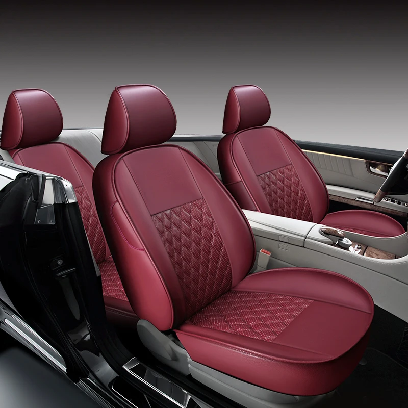 AutoDecorun custom fit чехлы для сидений из искусственной кожи комплекты audi A5 аксессуары