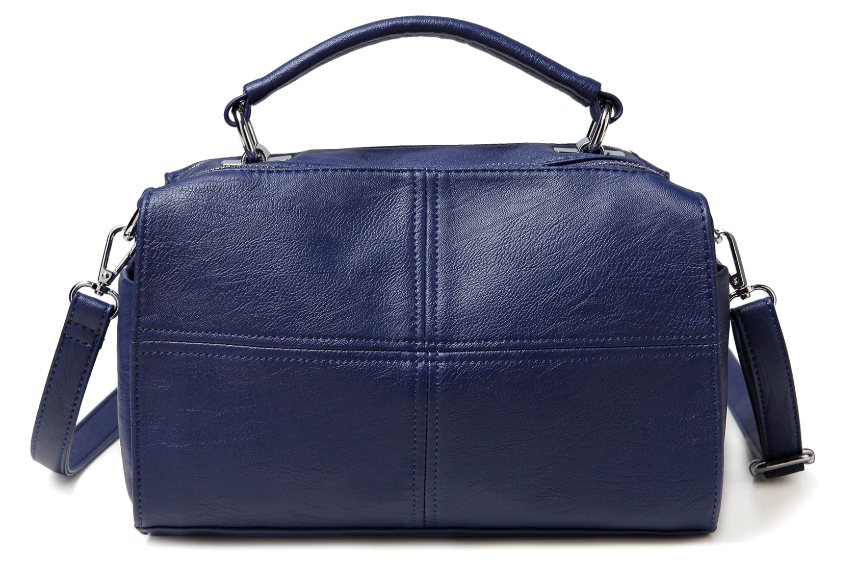 Royal Blue VASCHY Кроссбоди Кляпы для женщин веганская кожаная сумка Кошельки Топ ручка сумка модная сумка на плечо - Цвет: Royal Blue