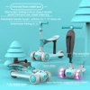 Children'S Tricycle Scooter Three In One Scooter Baby Tricycle Kids'S Ride-On Toys Kick Scooter 3 Wheels Children'S Scooter Gift 1