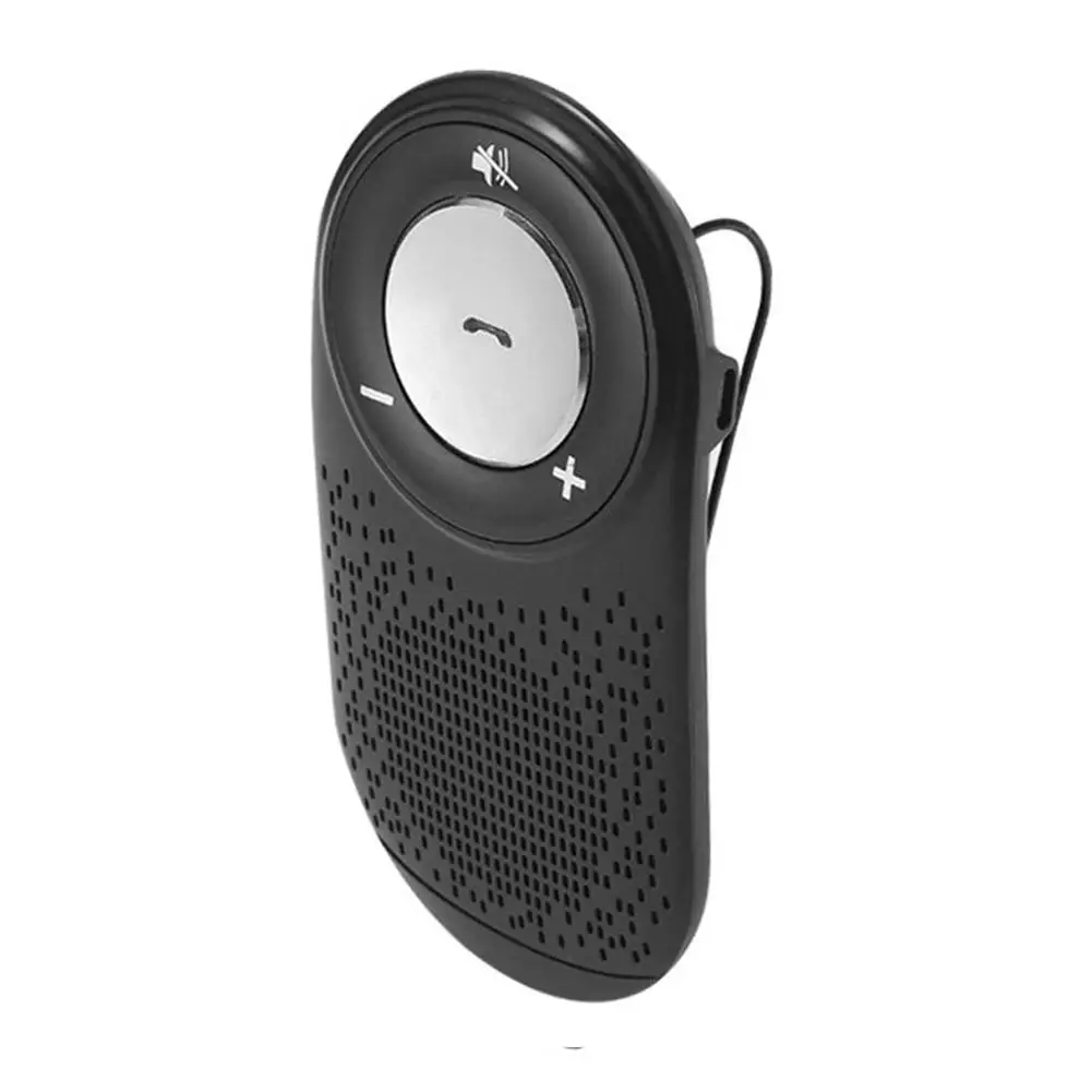Universal Sun Visor Clip Hands-free Calling Kit Car MP3 Player Speakerphone Speaker Bluetooth FM TF Music Player