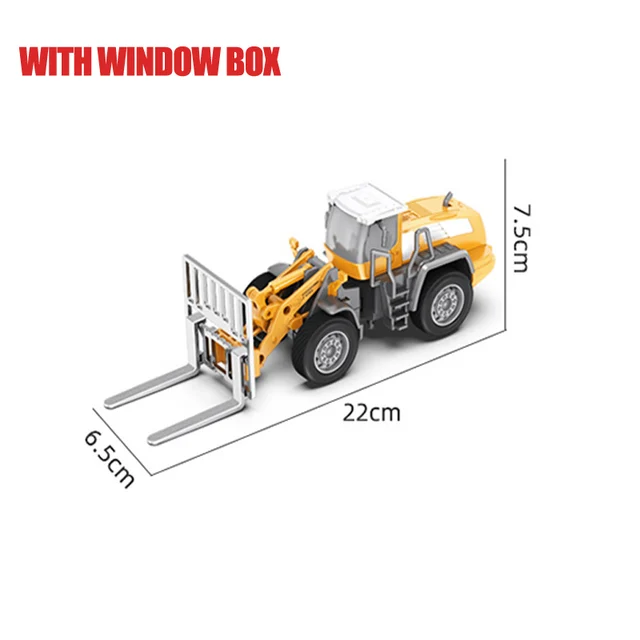 Classic Bulldozer Crane Excavator Trucks Vehicles Juguetes Carros Boy Alloy Engineering Truck Cars Toys for Kids Boys Xmas Gifts Forklift