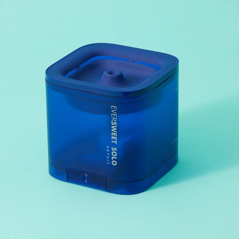 Blue cat bowl