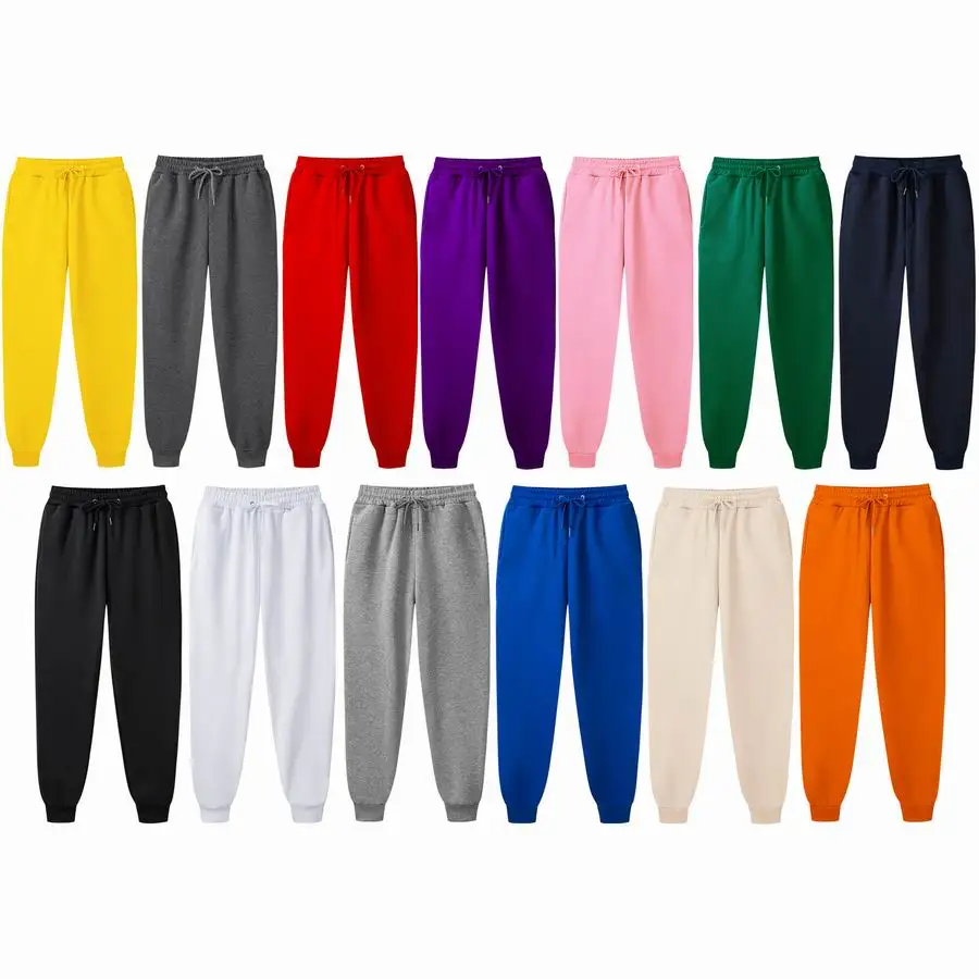 Trouser Pants Joggers Cotton Bodybuilding Men Sport Slim-Fit New