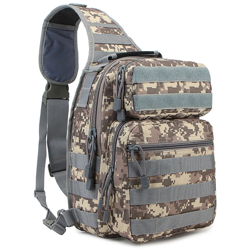 1 Рюкзак для рыбалки Molle, открытый, универсальный, слинг, рюкзак на одно плечо, через плечо, сумка для охоты, сумка для рыболовных снастей - Цвет: 1