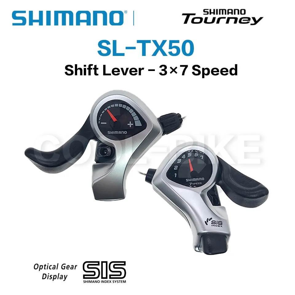 Ten confianza simultáneo preocupación Shimano Tourney Sis Sl Tx50 Bicycle Shift Lever 3*6s 3*7s 3v Left 6v Right  7v 18 21 Speed Pair Sl Tx50 Shifters Gear Cable - Bicycle Derailleur -  AliExpress
