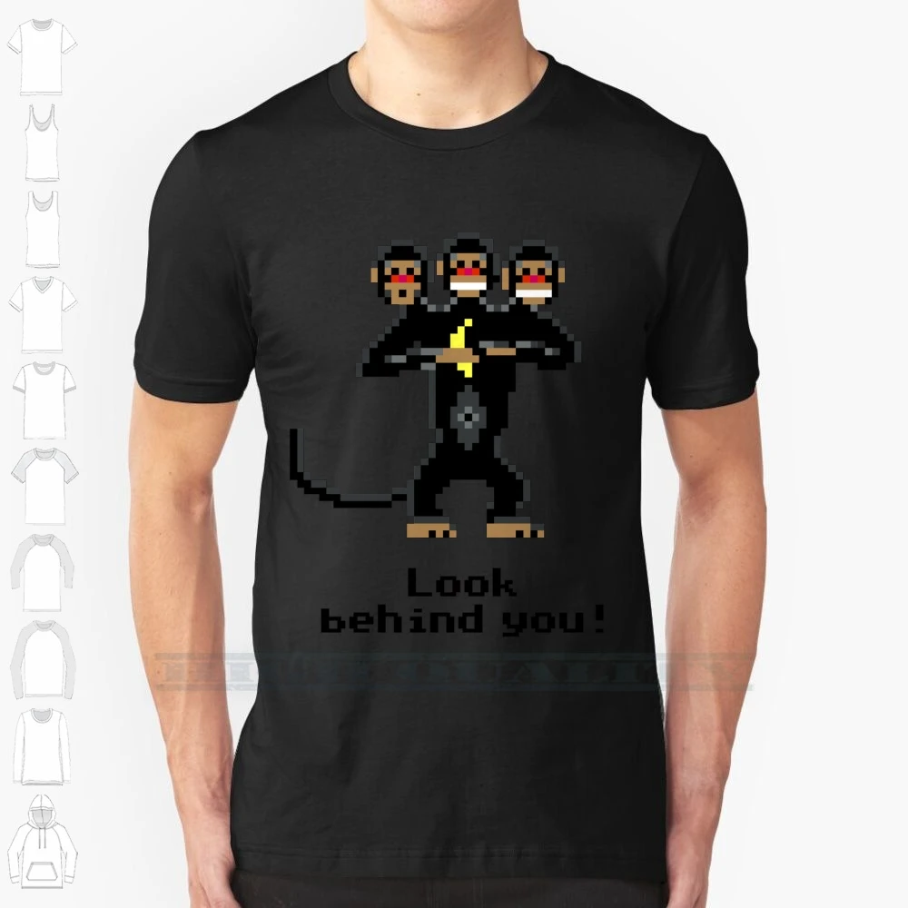 Three Headed Monkey Custom Design Print For Men Women Cotton New Cool Tee T  shirt Big Size 6xl Monkey Island|T-Shirts| - AliExpress