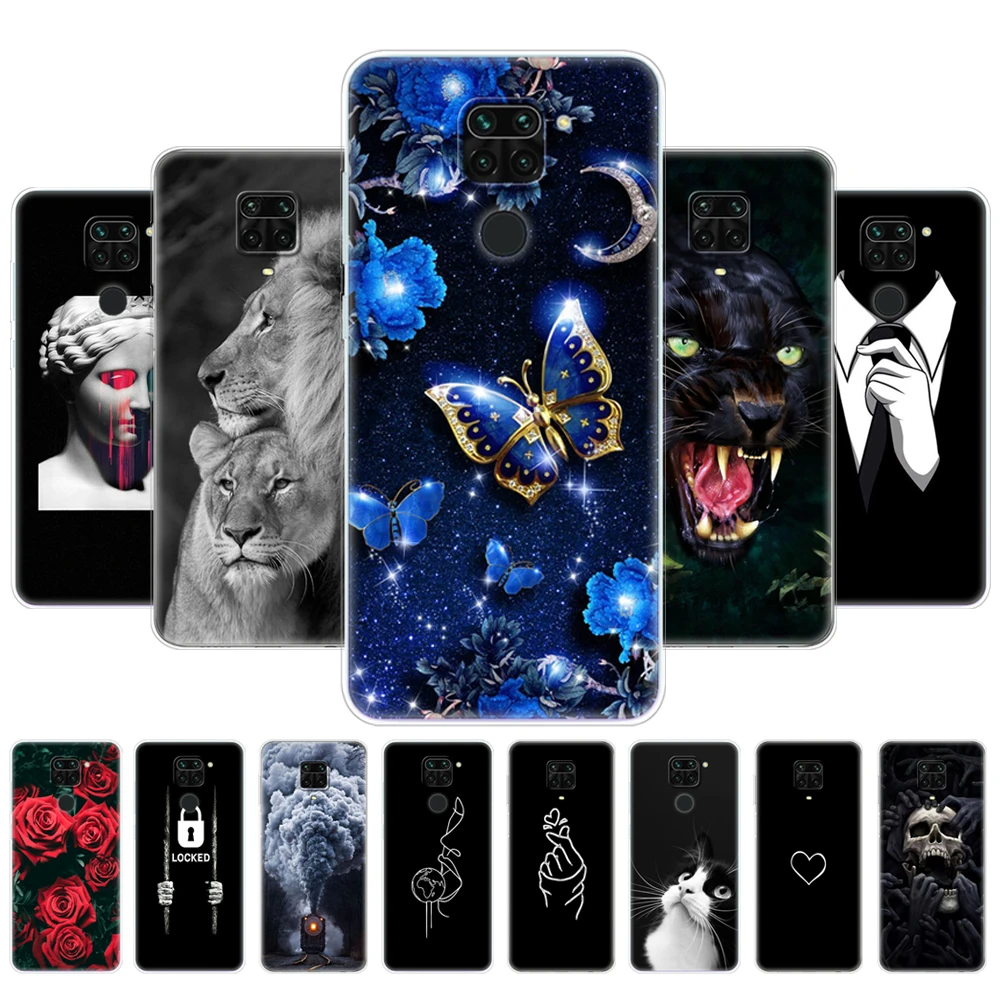 For Xiaomi Redmi Note 9 Case Soft Tpu Phone Back On Redmi Note 9 Pro Silicon Cover Redmi Note9 Pro Note9Pro Bumper Shell Funda