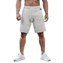 Men's Casual Shorts Hip Hop Streetwear Male Gyms Fitness Short Pants Joggers Sportswear Bottoms Bodybuilding Men Shorts Homme