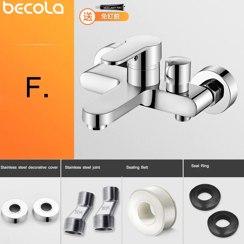 Bath Room Wall Mounted Bathroom Faucet With Handheld Hand Shower Bathtub Mixer Set Shower Faucet shower set,bathtub faucet,shower faucet,water mixer