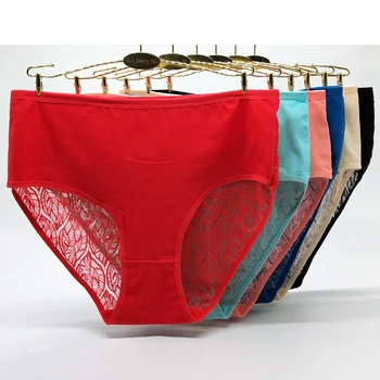 

wholesale Big yards 2XL/3XL/4XL Hot Women's panties underwear waist Cotton Lady briefs Mummy plus Large Size 89318