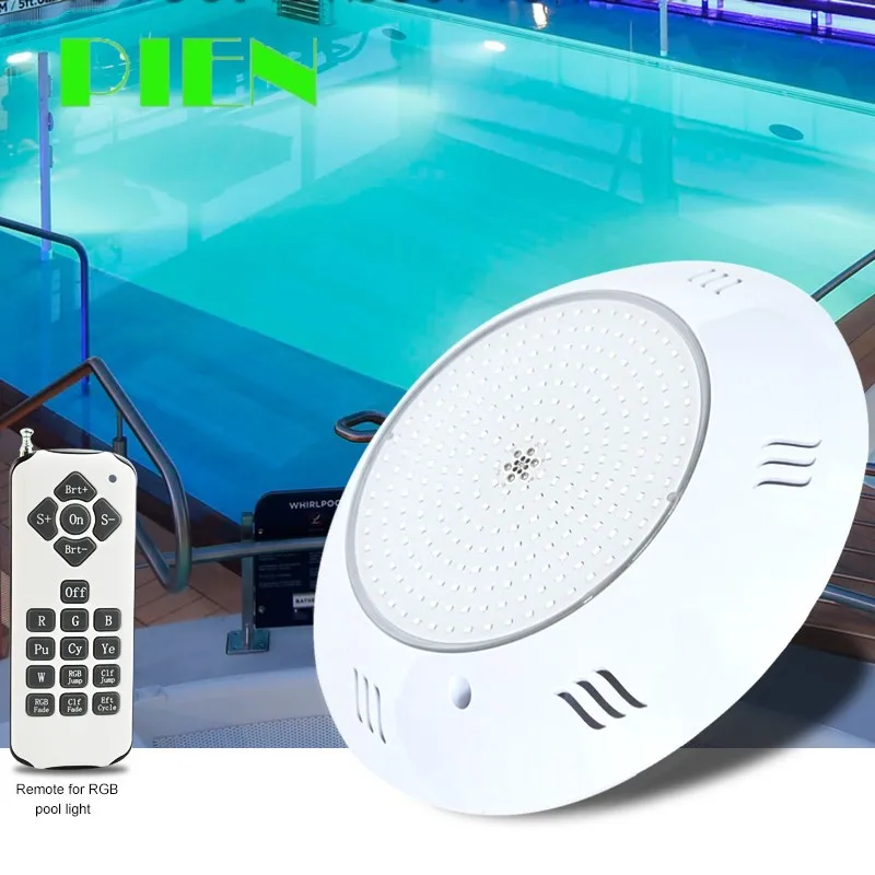 Смоляный полностью RGB светодиодный светильник для бассейна IP68 12 в открытый