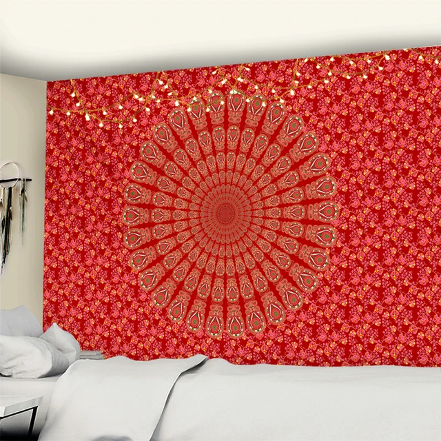 Decorative Floral Style Mandala Tapestry Wall Hanging